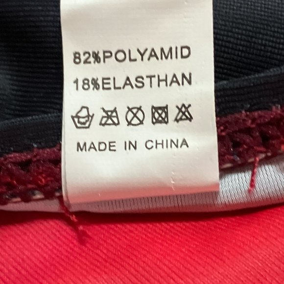 Sexy 3 Pc Bikini Skirt Adjustable & tie Straps Boho Retro Bikini Size: M NEW - Picture 7 of 7